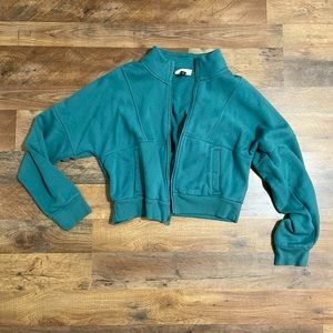 Blue Zip Up Jacket